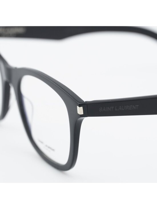 Saint Laurent SL286 SLIM 001 Eyeglasses Black 50mm Square Frame main image 8